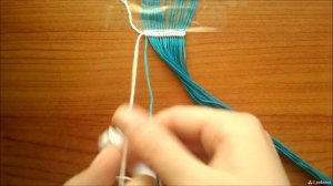 Как плести фенечки прямым плетением