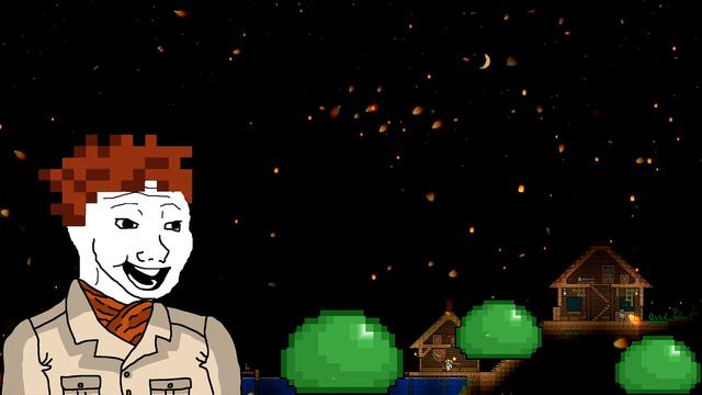 Night song but you're playing Terraria in night смотреть онлайн