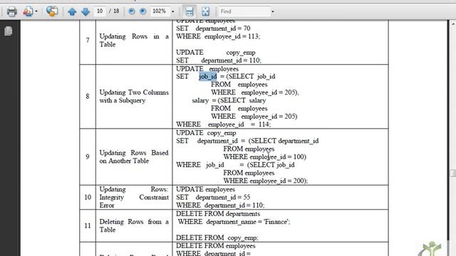 Oracle Tutorial Bangla-SQL-08-Manipulating Data смотреть онлайн