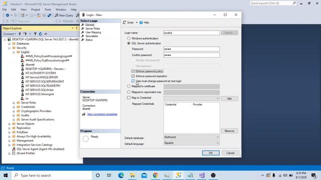 Crear Usuario SQL MSSQL, Create User SQL смотреть онлайн