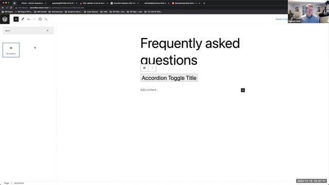 Build Mode Workshop (Nov. 2022) - Build an accordion block смотреть онлайн