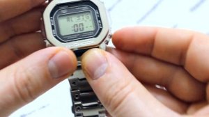 Часы Casio G Shock GMW B5000D 1E - Инструкция, как настроить от PresidentWatches.Ru