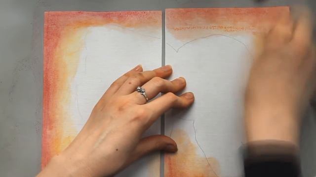 Как сделать разворот в арт-бук. Часть 3 / Mixed-media Art-jortal Spread