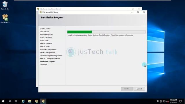 How to Download and Install Microsoft SQL Server 2017 along with Management Studio - Step by Step смотреть онлайн