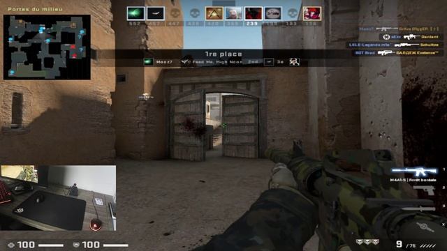 Zowie ZA13-B Test CsGo Gameplay dm HeadHunter смотреть онлайн