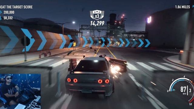 NEED FOR SPEED PAYBACK - NISSAN GTR DRIVE GAMEPLAY ( steering wheel ) смотреть онлайн