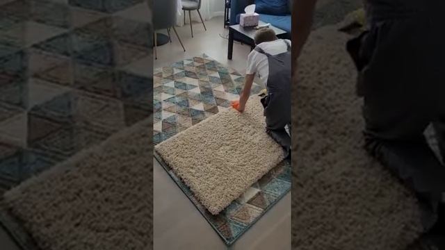 Чистка ковра с длинным ворсом смотреть онлайн