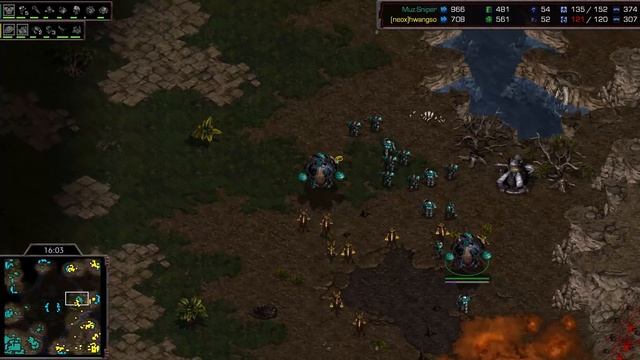 Sniper (T) vs Terror (Z) on Fighting Spirit - StarCraft - Brood War смотреть онлайн