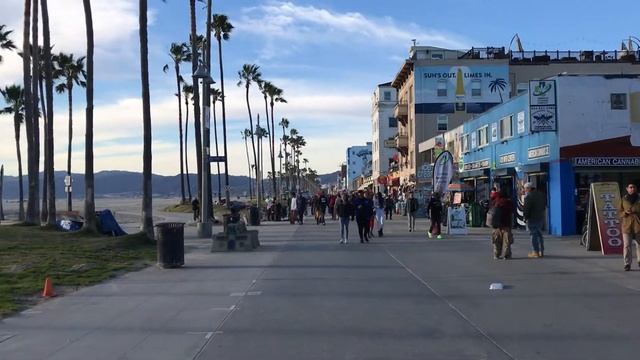 Прогулки по Венис Бич | Venice Beach | Los Angeles CA | California Beaches смотреть онлайн