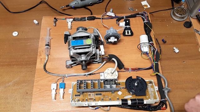 Стиральная машина samsung те же болячки 450v10uf и tny266pn. смотреть онлайн