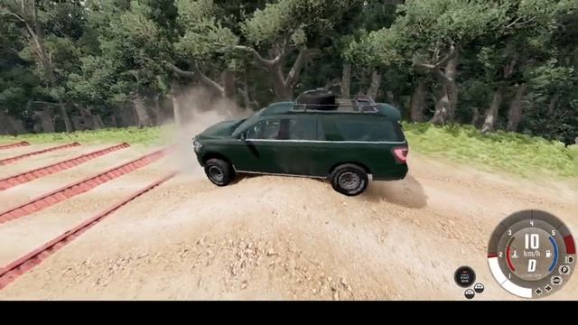 Ford Expedition Offroad Test BeamNG.drive