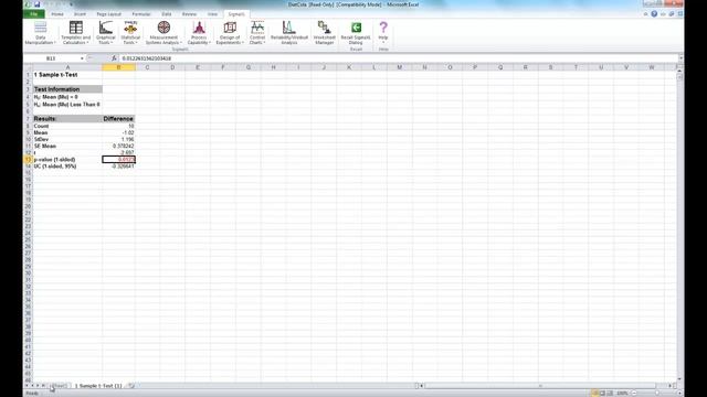 How To Run Two Sample T-Tests In Excel Using SigmaXL