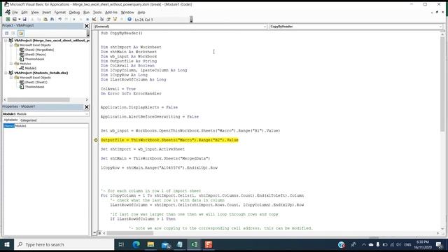 Merge/Append two excel sheet without Power Query | Using Macro смотреть онлайн