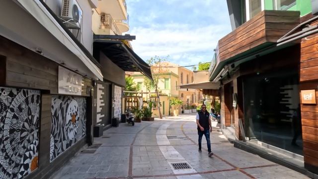 Heraklion Crete, walking tour in 4k, Greece 2023 смотреть онлайн