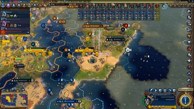 Конго #11 (127-135 ходы) ?? Civilization 6: Gathering Storm (прохождение, гайд, советы новичкам) смотреть онлайн