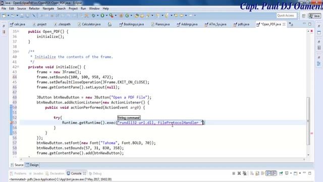 How to Open a PDF File in Java Eclipse смотреть онлайн