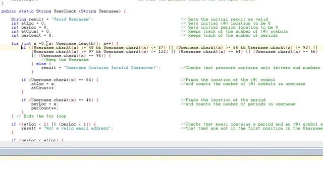 User Validation Simple Java Program смотреть онлайн