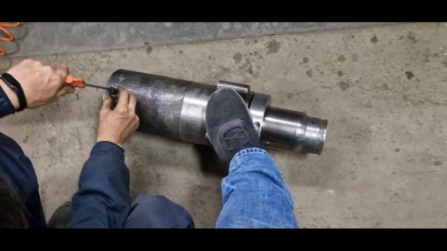 Восстановление гидравлического пресса ОКС 1671 часть 2 смотреть онлайн