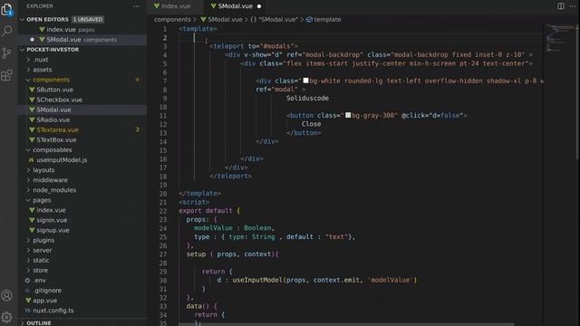 Build Message Prompt HTML/CSS/JS - modal in Vue 3 смотреть онлайн