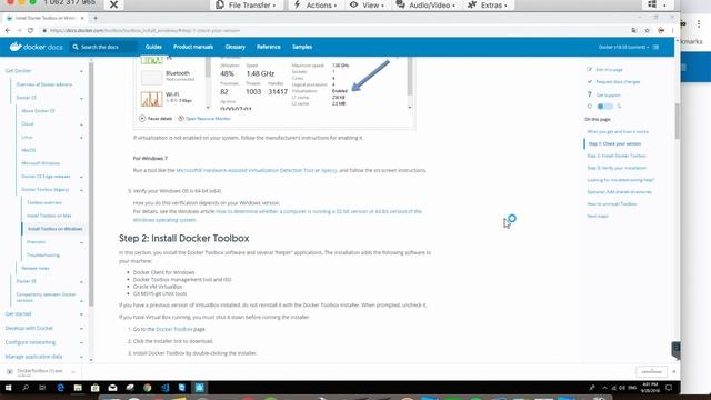 Docker Tutorial : ติดตั้ง Docker Toolbox смотреть онлайн