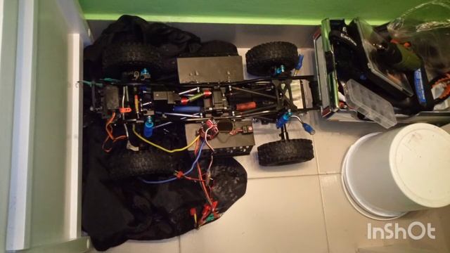 Rc Ford Bronco build, with Injora chassis and planetary transmission, front mounted motor. смотреть онлайн