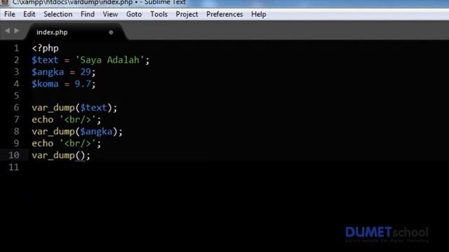 Cara Mengetahui Tipe Data Pada Suatu Variabel Di PHP смотреть онлайн
