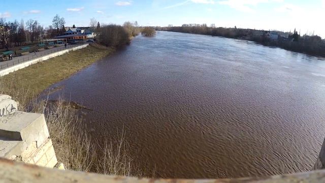 Подъём воды в р Быстрая Сосна. 7 апреля. 2018 смотреть онлайн