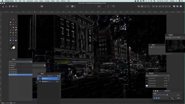 How To Use Median Filter For Noise Reduction / Blurring In Affinity Photo смотреть онлайн