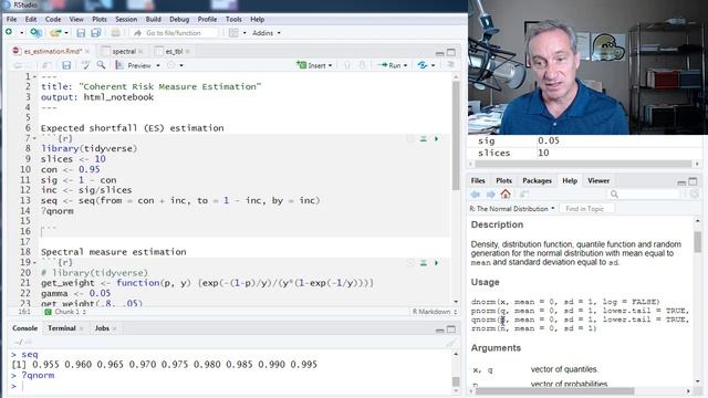 Expected shortfall: approximating continuous, with code (ES continous, FRM T5-03) смотреть онлайн