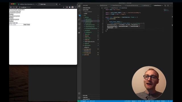 State management in React with Acta смотреть онлайн