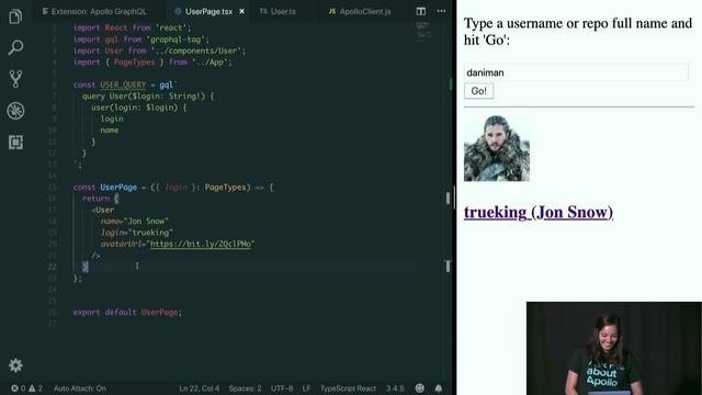 The GraphQL developer experience by Danielle Man, Engineering Manager at Apollo смотреть онлайн