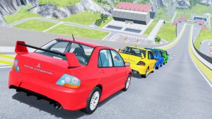 Эпические прыжки на скоростном автомобиле #175 – BeamNG Drive