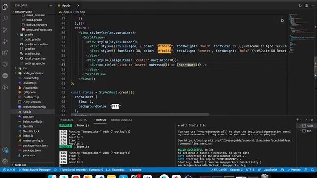 React native SQLite Database? || in Hindi смотреть онлайн