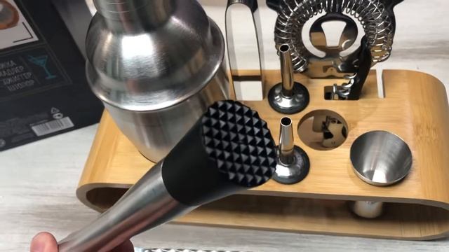 Обзор. Набор бармена. Барный набор. Overview.  Bartender Set.  Bar Set.