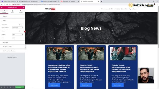 Como Criar Uma Página De Blog Post Para Seu Site Wordpress Com Elementor De Forma Fácil e Rápida смотреть онлайн