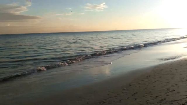 Доминикана, Iberostar Bavaro 5*, утро на побережье океана смотреть онлайн