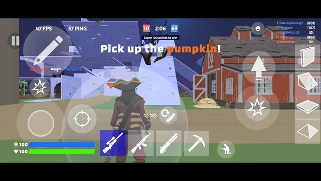 1v1.LOL HALLOWEEN UPDATE | NEW MODE AND SKINS | PUMPKIN BALL RAW GAMEPLAY 1080p 90fps смотреть онлайн