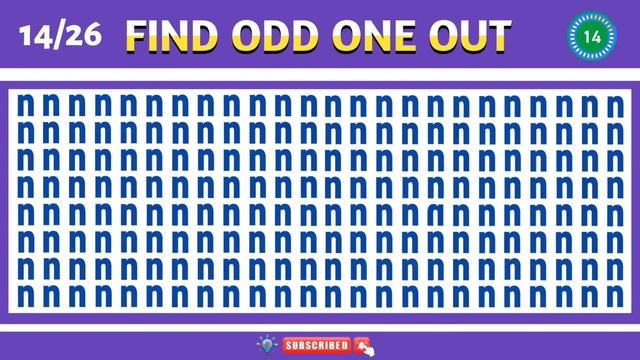 FIND THE ODD ONE OUT | ?a to z small letters | Emoji Puzzle Quiz | PUZZLE STATION | #097 смотреть онлайн