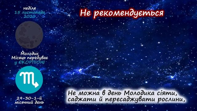 [15 листопада 2020] Місячний посівний календар садівника-городника | Городник Інфо смотреть онлайн
