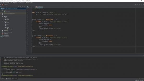 Собери свою сборку на Gulp 4. Часть 3. Настройка Gulp-stylus, Gulp-sass,Gulp-less.