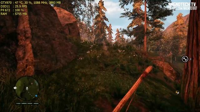 Far Cry Primal (2016) Gameplay | Pentium 4 672 | GeForce GTX 970 | 8GB RAM смотреть онлайн