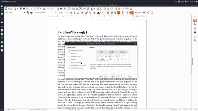 Is LibreOffice user interface ugly or not? смотреть онлайн