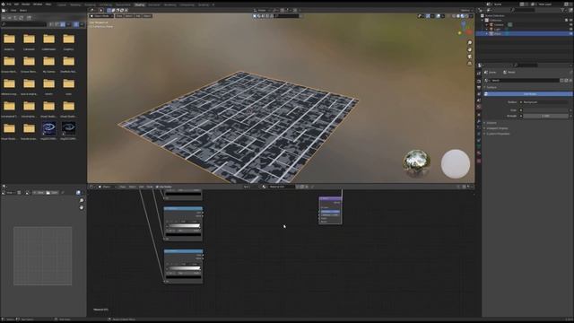 Blender Tutorial: How to create a metal accent texture смотреть онлайн