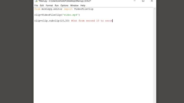 Python Moviepy - Crop a video смотреть онлайн