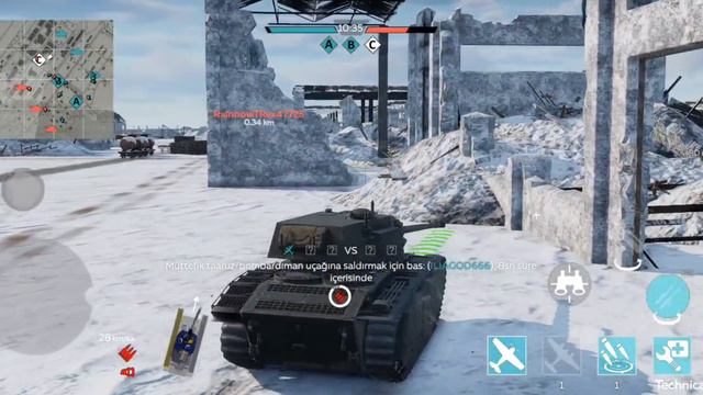 Обзор на ARL - 44 в War Thunder Mobile!