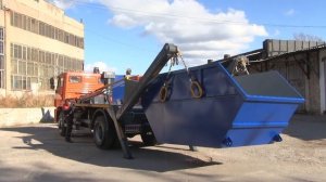 Портальный бункеровоз (SkipLoader) на шасси КАМАЗ 53605.mp4