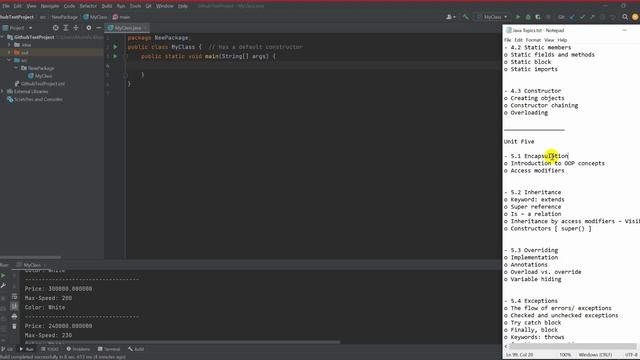 Java 19 Inheritance, extends, Is A Relationship, Super, Access Modifier in Inheritance смотреть онлайн