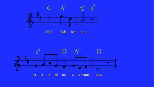 Nad światem cicha noc - Czerwone Gitary [nuty i akordy] смотреть онлайн