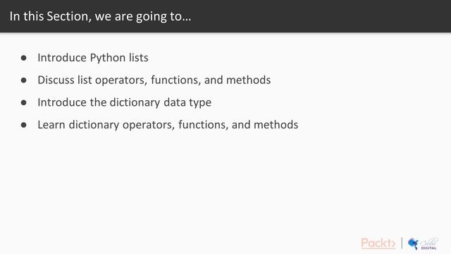 Begin Python Programming in 7 Days: Introducing Python Lists| packtpub.com смотреть онлайн