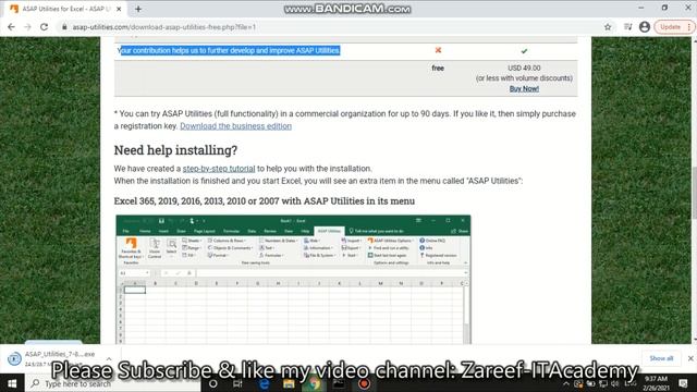 Install || Download ASAP utilities for MS Excel смотреть онлайн